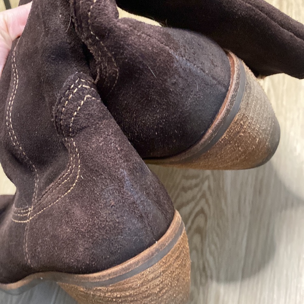 Matisse Brown Suede Western Cowgirl Boots Size 10 Country Concert - Picture 10 of 15